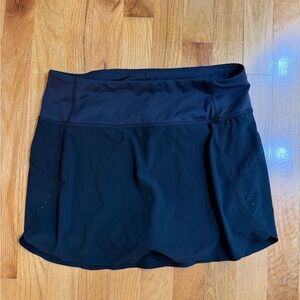 Athleta Run with It Black Skort